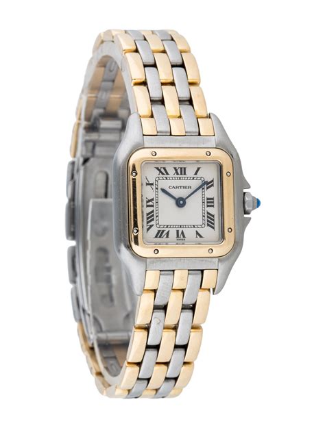 cartier two tone watch